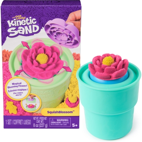 Kinetic Sand Strandset - SquishBlossom - 227 gram - Kinetic Sand - OneSize - Kinetisch Zand