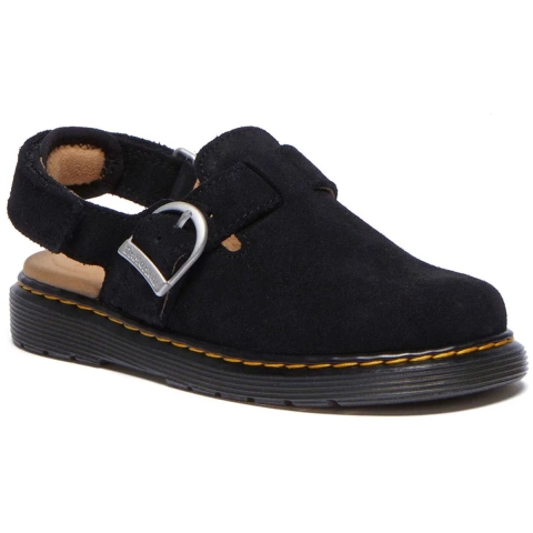 Dr. Martens Sandalen - Jorge J - Bronx Suede - Zwart - Dr. Martens - 34 - Sandalen