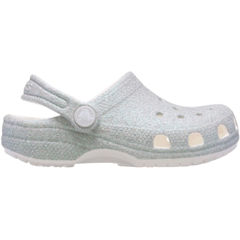 Crocs Sandalen - Classic+ Glitter K - White - Crocs - 33/34 - Sandalen