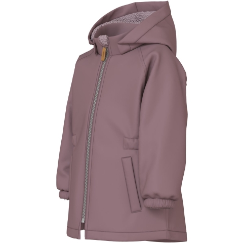 Name It Softshelljassen m. Fleece - Magie - NmfAlfa08 - Grape Sh - Name It - 2 jaar (92) - Softshell