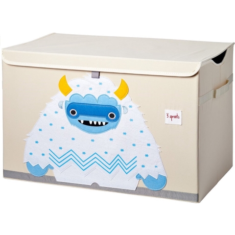 3 Sprouts Opbergbox - 61x37x38 - De Verschrikkelijke Sneeuwman - 3 Sprouts - OneSize - Kisten