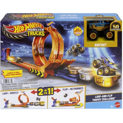 Hot Wheels Racebaan - Trucks Loop & Flip Trophy-uitdaging - Hot Wheels - OneSize - Autobaan