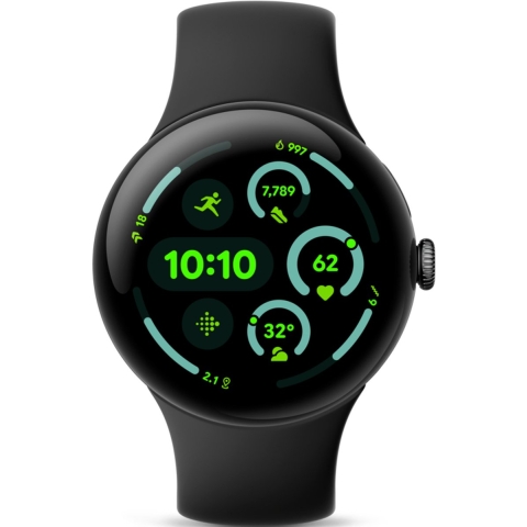 Google Pixel Watch 3 (2024) | 45 mm | Wi-Fi | zwart | zwart