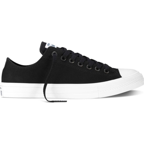 Converse Chuck Taylor II Dames Zwarte Plimsolls