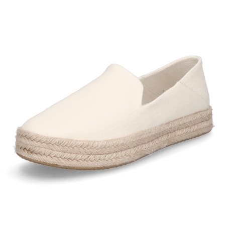 TOMS Carolina 100% Katoen Dames Espadrilles Naturel