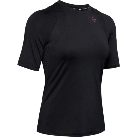 Under Armour Rush T-shirt Zwart - Dames
