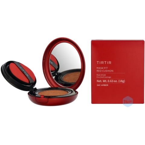 TIRTIR Mask Fit Red Cushion Foundation SPF40 34C Amber 18 gr