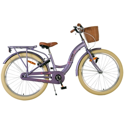 Volare Blossom Kinderfiets - Meisjes - 24 inch - Paars - Twee handremmen