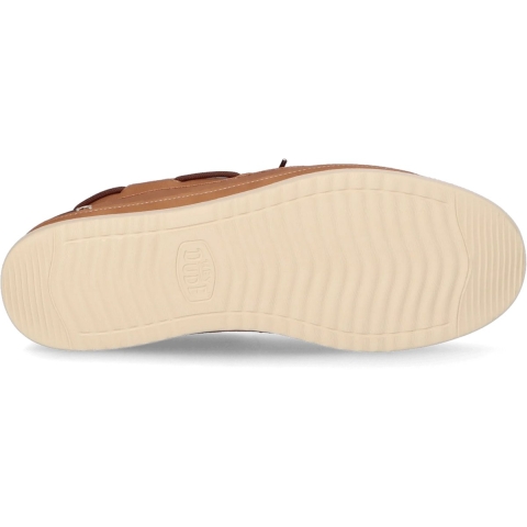 HEYDUDE Loafers Heren Harbor Lo Classic Cognac 46 Imitatieleer