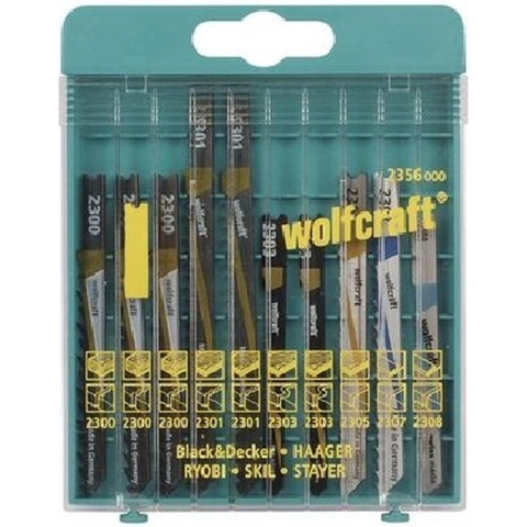 Wolfcraft 2356000 10 Decoupeerzaagbladen 10 stuk(s)