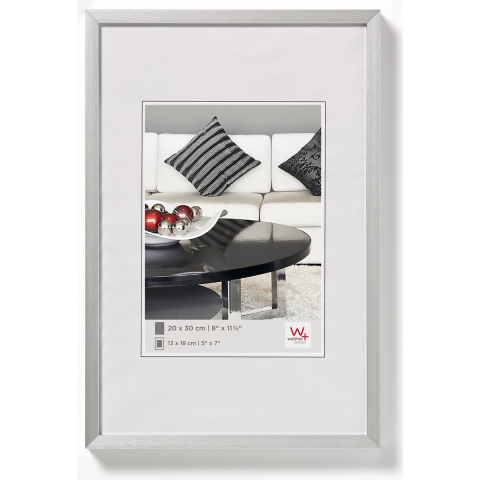 walther+ design AJ045S Wissellijst Papierformaat: 30 x 45 cm Zilver