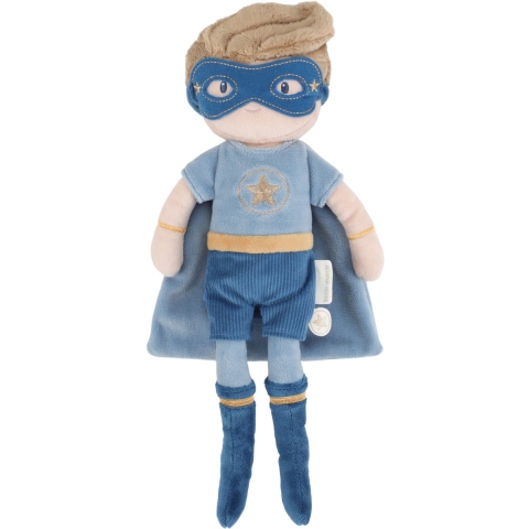 Knuffelpop Little Dutch Superhero Jim 35cm