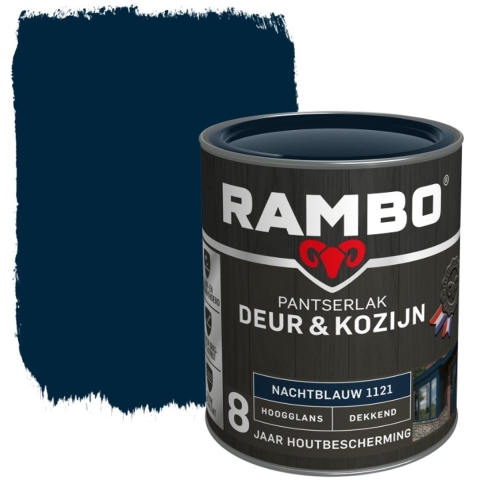 Rambo Pantserlak Deur en Kozijn Nachtblauw 0.75L