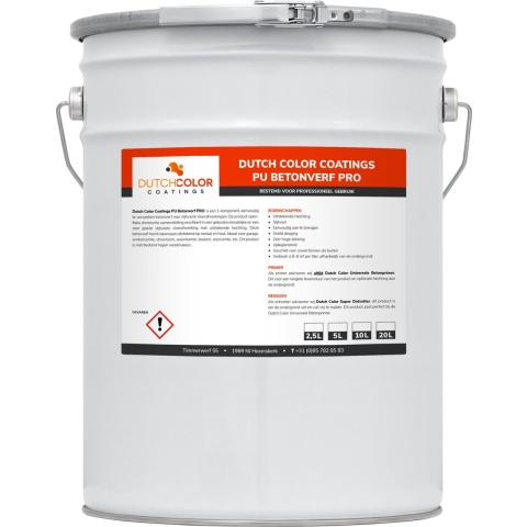 DCC PU Betonverf PRO RAL 7035 | Lichtgrijs 20L