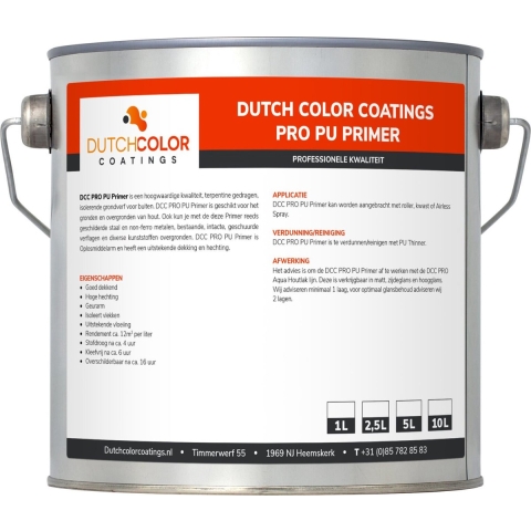 DCC PRO PU Primer RAL 9005 | Gitzwart 10L