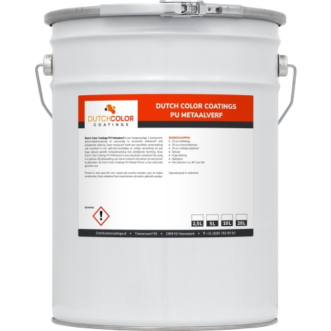 DCC PU Metaalverf RAL 1023 | Verkeersgeel 10L