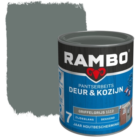 Rambo Pantserbeits Deur&Kozijn Dekkend Griffelgrijs 2.25L