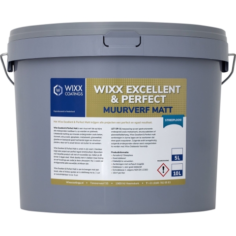Wixx Excellent en Perfect Muurverf Matt 5L