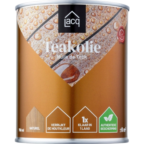 Lacq Teak Olie 0,75L 0.75L