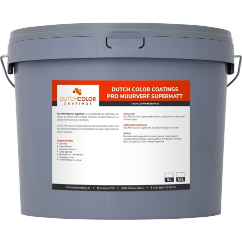 DCC PRO Muurverf Supermatt RAL 9003 | Signaalwit 10L