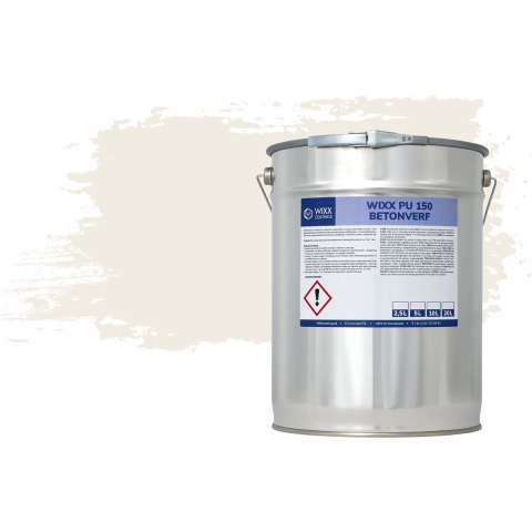 Wixx PU 150 Betonverf RAL 9010 | Zuiver Wit 5L