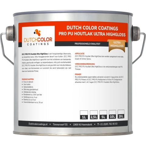 DCC PRO PU Houtlak Ultra HighGloss Grachtengroen | Q0.05.10 5L