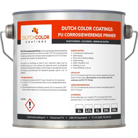 DCC PU Corrosiewerende Primer RAL 9001 | Crèmewit 10L