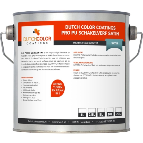 DCC PRO PU Schakelverf Satin Wit 5L