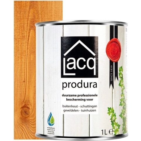 Lacq Produra Buitenbeits Transparant Bruin 1L