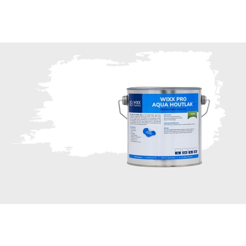 Wixx PRO Aqua Houtlak Gloss Wit 1L
