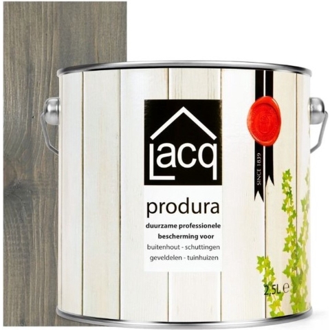 Lacq Produra Buitenbeits Transparant Grijs 2.5L