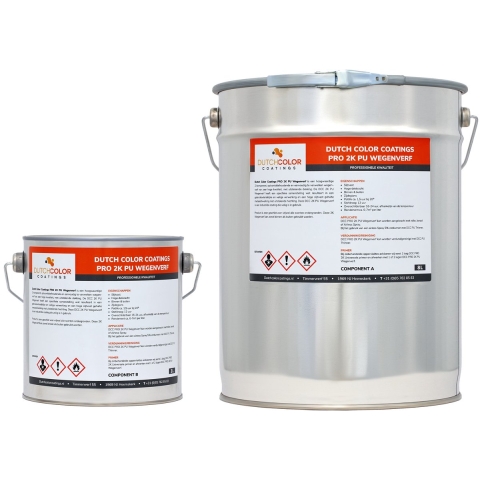 DCC PRO 2K PU Wegenverf RAL 1023 | Verkeersgeel 5L