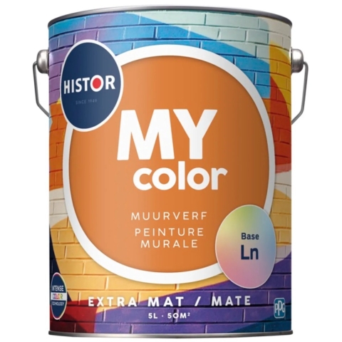 Histor MY color Muurverf Extra Mat Wit 2.5L