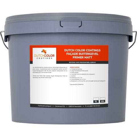 DCC Façade Buitengevel Primer Matt 10L