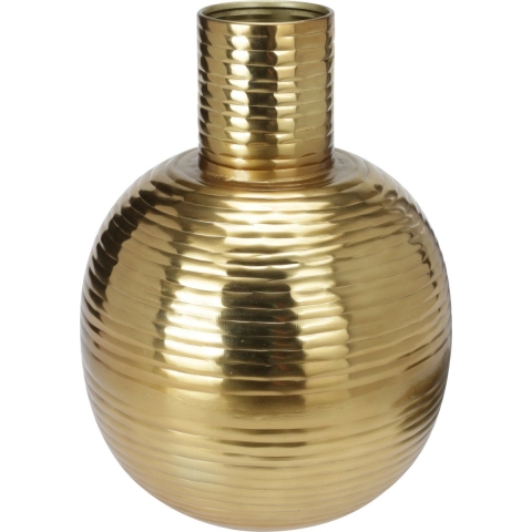 Boeket vaas Athens - metaal - metallic goud - D25 x H34 cm - Moderne woonstijl -