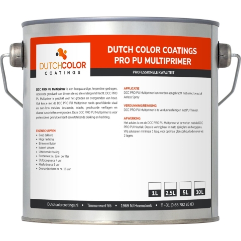 DCC PRO PU Multiprimer RAL 9003 | Signaalwit 2.5L