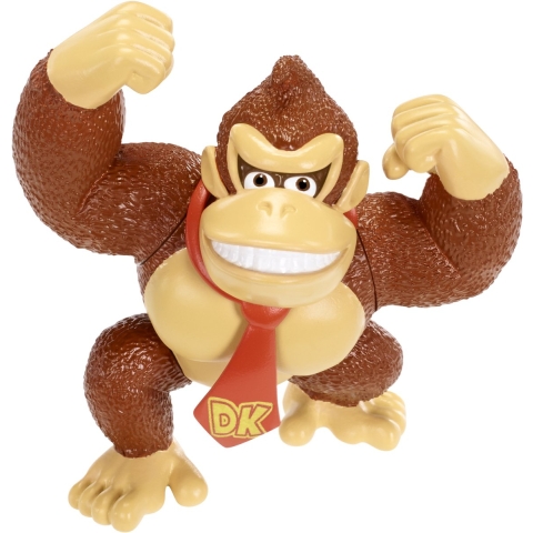 Super Mario Speelfiguren - 4-pack - Donkey Koning - Super Mario - OneSize - Speelgoed
