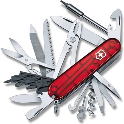 Victorinox CyberTool 41 1.7775.T Zwitsers zakmes Aantal functies 41 Rood (transparant)