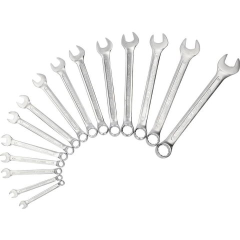 KS Tools 512.0215 512.0215 COMPETITION Ringmaulschlüssel-Satz Ring-steeksleutelset 15-delig