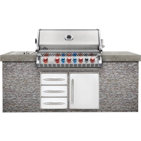 Prestige Pro 665 RVS inbouw incl. draaispit barbecue Napoleon Grills - Napoleon grills