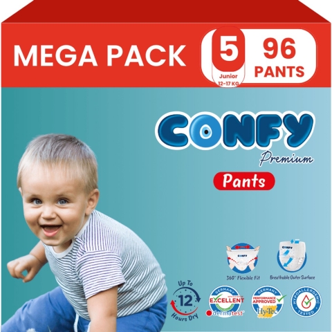 Confy Maandbox Premium Luier Maat 5 Junior 11-18kg 130 stuks