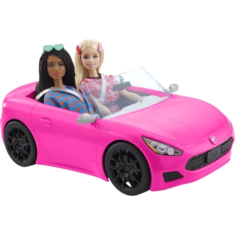 Barbie Auto - Convertible - Roze - Barbie - OneSize - Poppentoebehoren