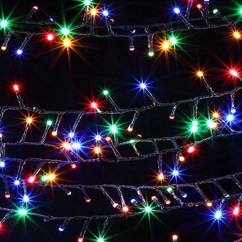 Kerstverlichting Multi Color 14m LED Afstandsbediening