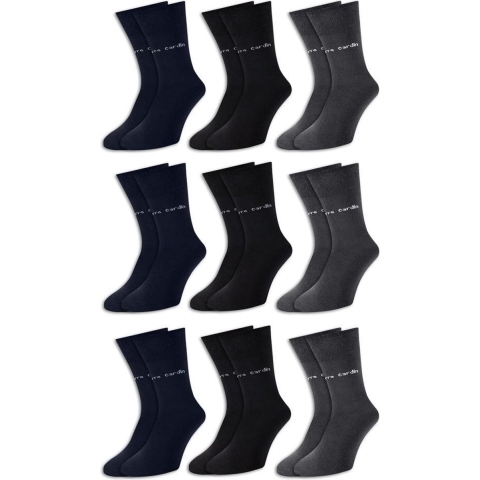 Pierre Cardin Sokken 9 paar Donker maat 43-46