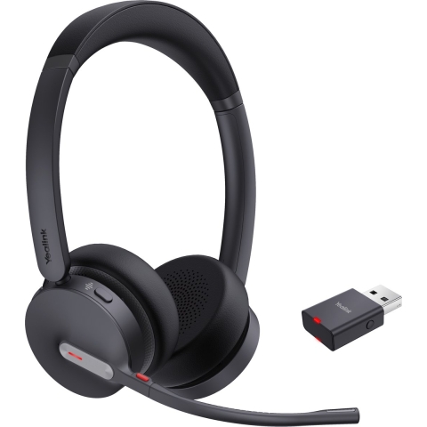 Yealink Yealink Headset WH64 Hybrid Dual UC On Ear headset Zwart