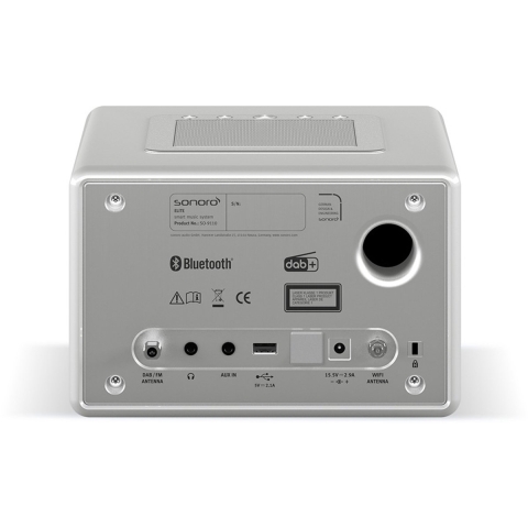 Sonoro Elite zilver wekkerradio met CD-speler en een Smart allrounder
