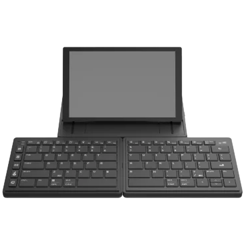Mobile Pixels Tetra Keyboard 8" Bekabeld En Draadloos Toetsenbord Zwart