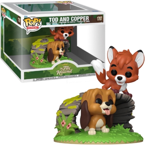 Disney The Fox and The Hound Moments Funko Pop Vinyl: Tod & Copper 2-Pack