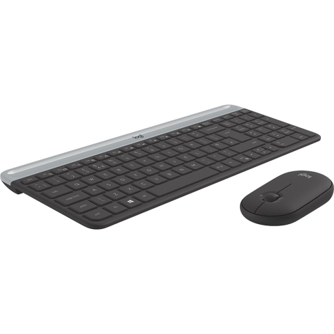 Logitech MK470 - Draadloos Toetsenbord met Muis - QWERTZ DE - Grafiet