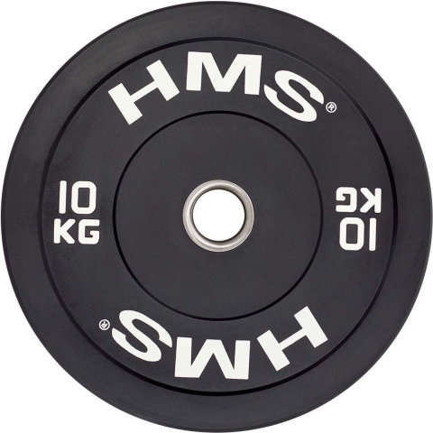 HMS Fitness Bumper Plate - Olympische Halterschijf - 10 kg